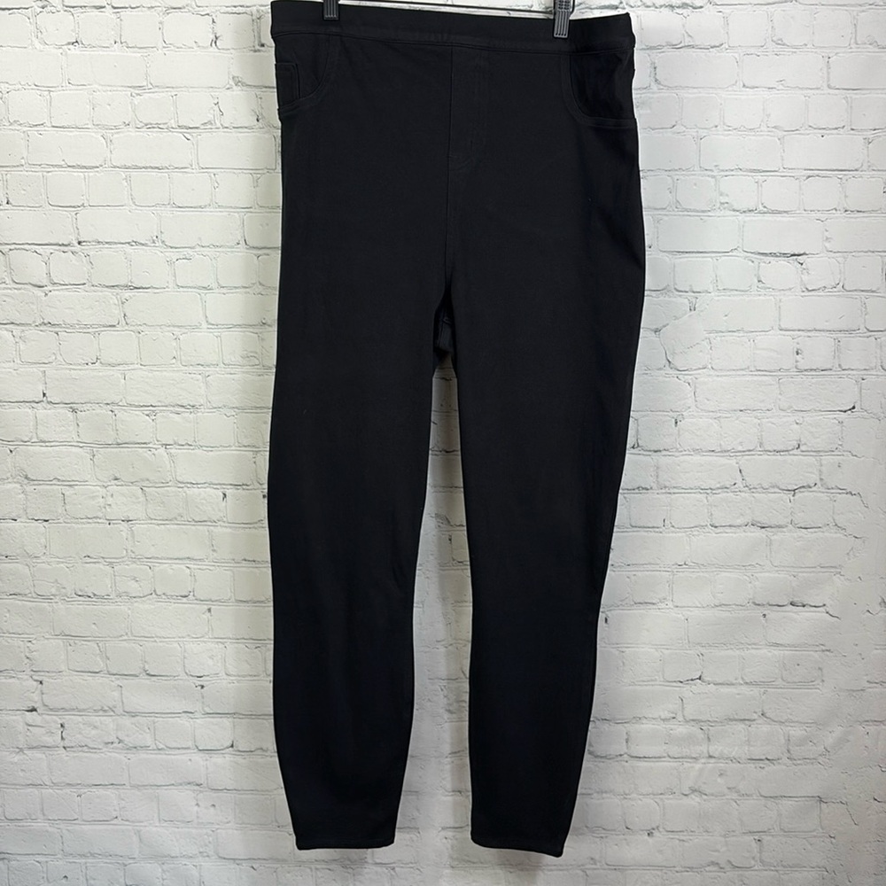 SPANX 20018P Jean-ish Ankle Black  Leggings Size 3X